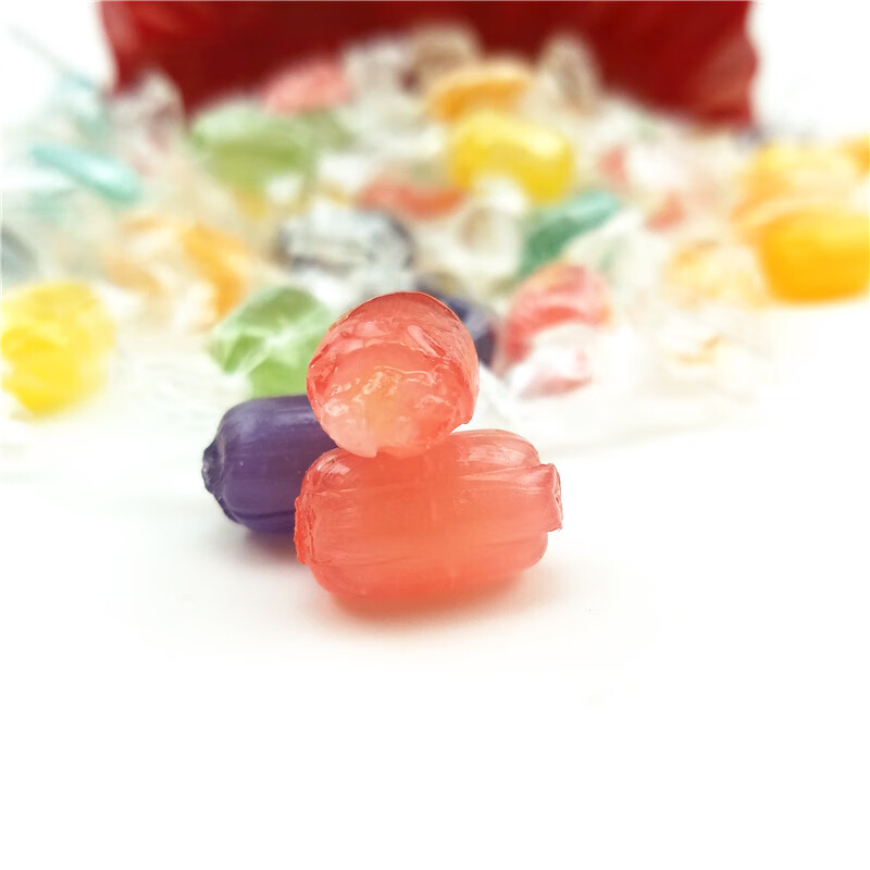 李绅 俄罗斯巴彦思路水果糖迷你混合水果味夹心糖爱的热爱的李现 透明