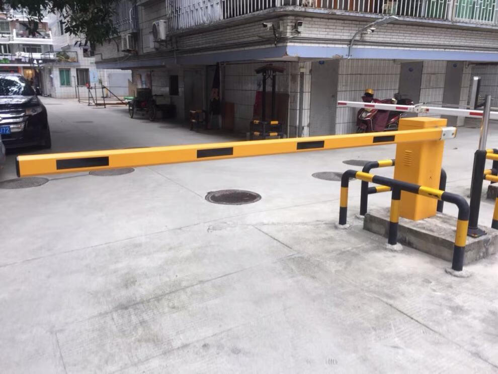 简梓道闸栏杆停车场收费起落杆小区门禁道闸杆升降拦车杆八角伸缩直杆