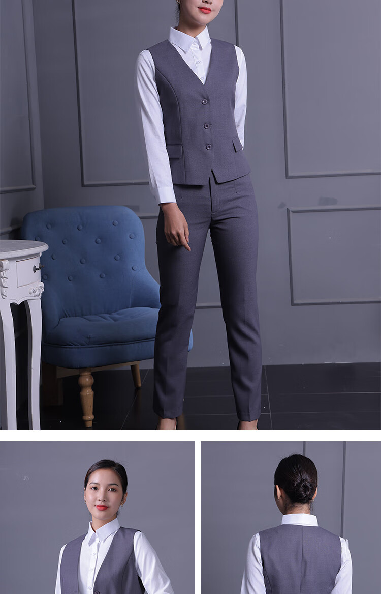 广发银行行服女竖纹白衬衫长袖通勤正装职业装2022新款夏季 短-方 35