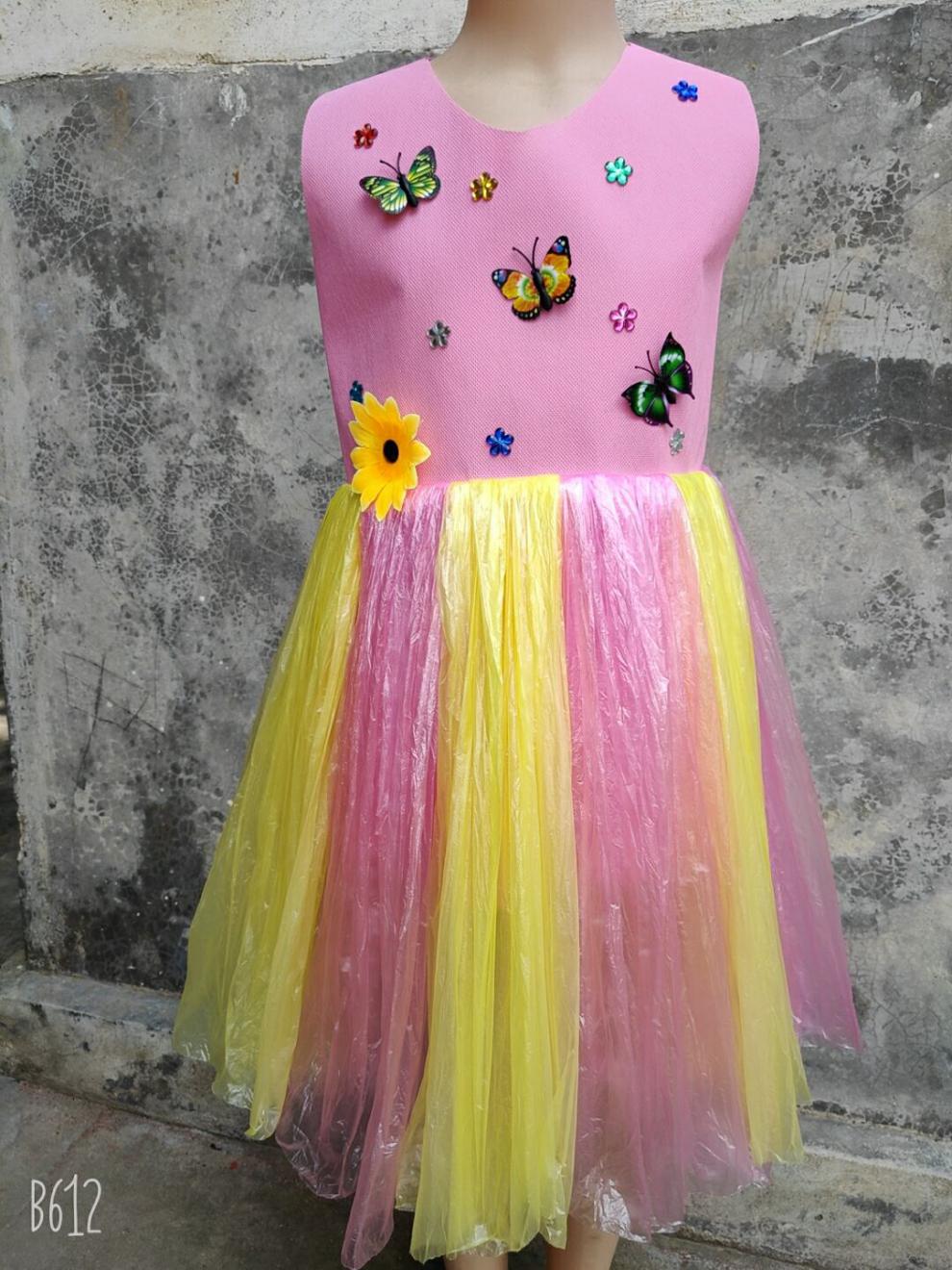 valorman节日走秀时装秀儿童手工幼儿园衣服亲子制作服装材料diy女童