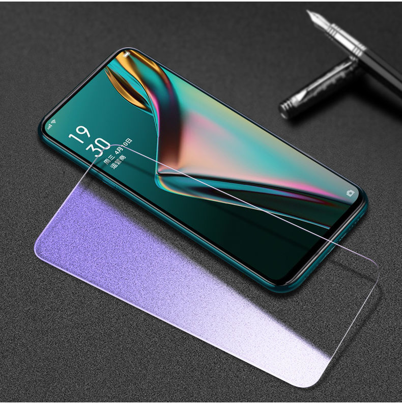 第三季oppok3钢化膜全屏抗蓝光护眼k5高清玻璃oppo防指纹k1手机贴膜