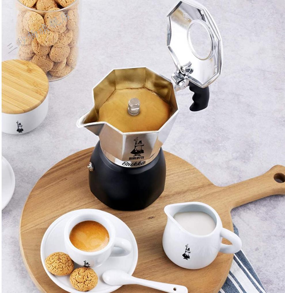 摩卡壶双阀意大利比乐蒂双阀摩卡咖啡壶露营意制纪念三色旗限量 新