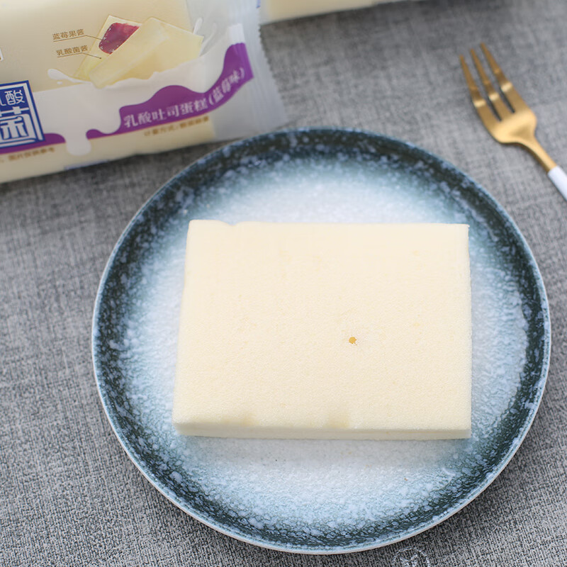 味蛋糕吐司营养早餐蒸蛋糕代餐零食面包运港荣吐司蛋糕乳酸蓝莓1斤