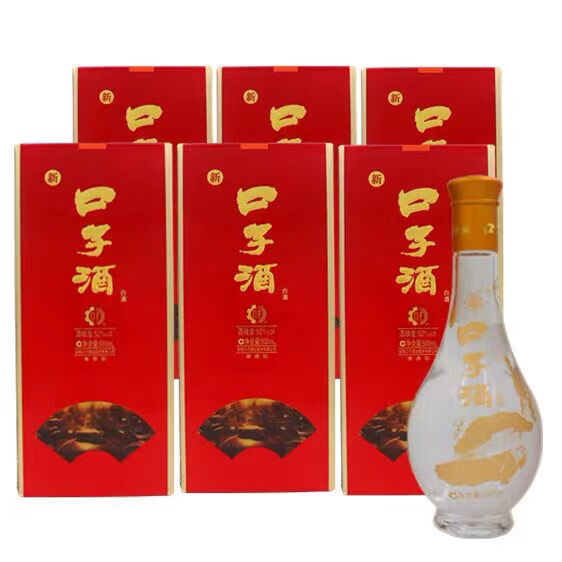 老口子酒整箱6瓶安徽淮北濉溪老口子酒46度多规格口子酒兼香型52度