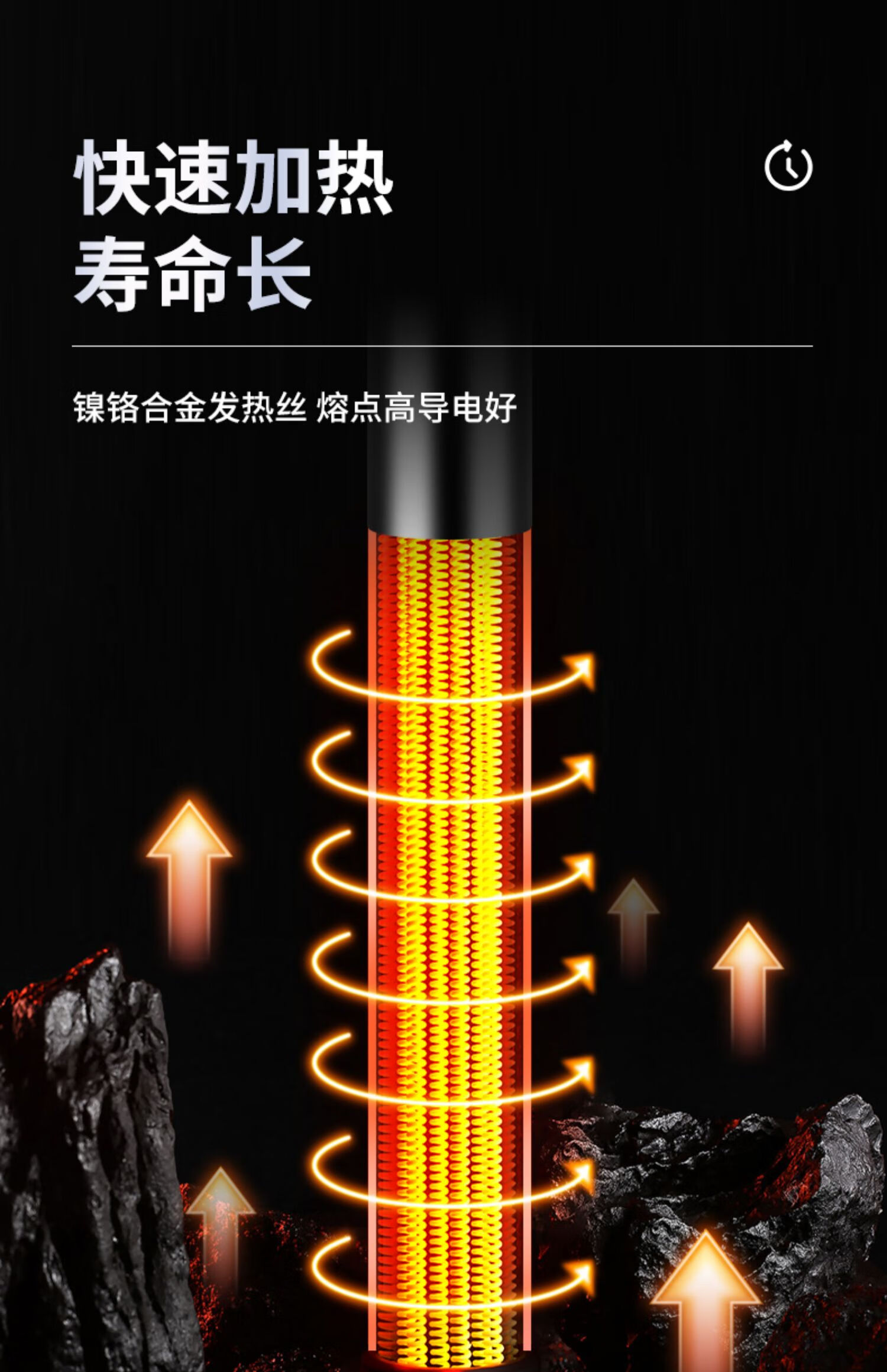 鱼缸水族箱加热棒自动恒温石英防爆加热器乌龟缸小型加温棒wt50w