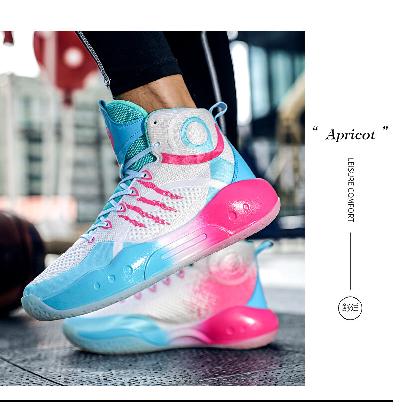 鳄鱼恤crocodile春夏新款篮球鞋透气防滑耐磨青少年休闲鞋男时尚跑鞋