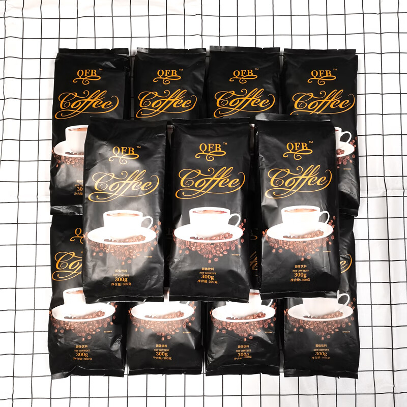 qfb咖啡加强版管嘴饱腹强版superso咖啡饱腹感黑咖啡微商同款 5包qfb