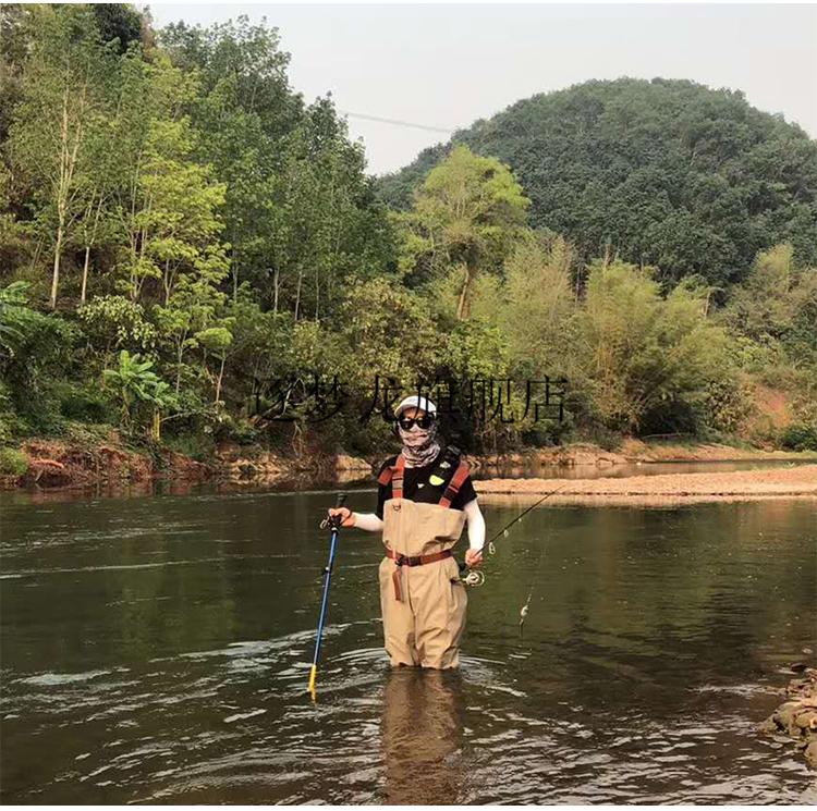 2022新款路亚涉水裤普罗克斯prox涉水裤半身透气速干下水裤飞蝇矶钓齐