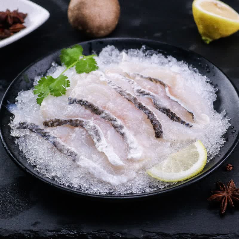 百香顺免浆冷冻黑鱼片250g