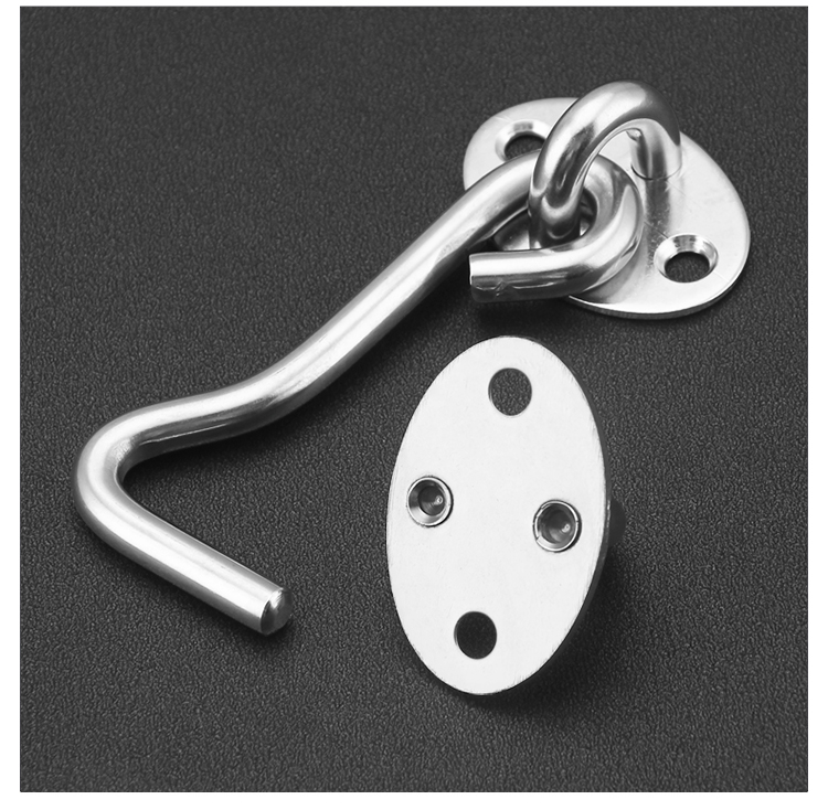 定制适用门栓插销不锈钢搭扣卫生间门锁扣锁门神器门扣卡扣门防盗门闩