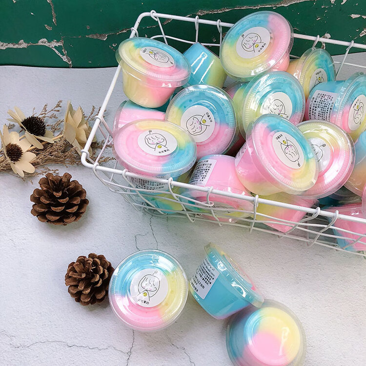 七夕情人节礼物m家史莱姆m家少女心果酱起泡胶套装盒超大水晶泥史莱姆