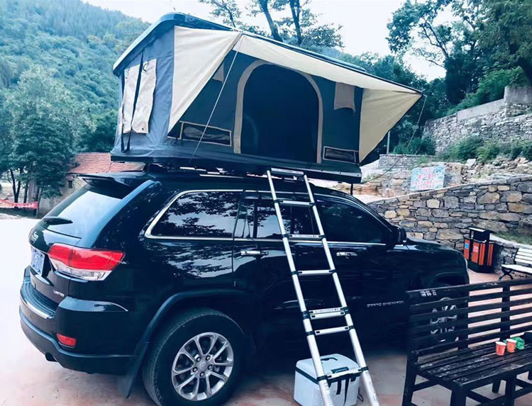 适用于jeep车顶帐篷阿斯族车顶帐篷suv汽车载升顶全自动硬壳轿车双人