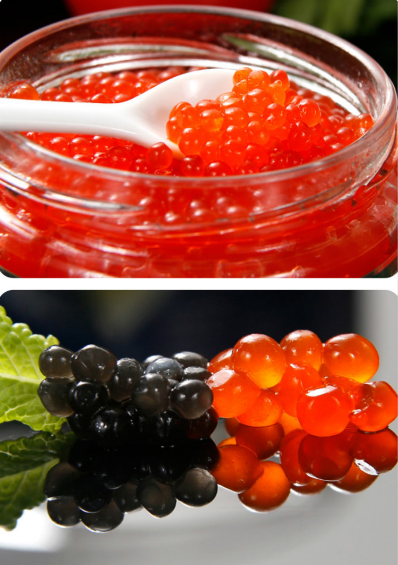沙皇俄罗斯进口鱼子酱牌鲟鱼黑鱼籽酱大马哈红鱼籽酱220g日韩寿司料理