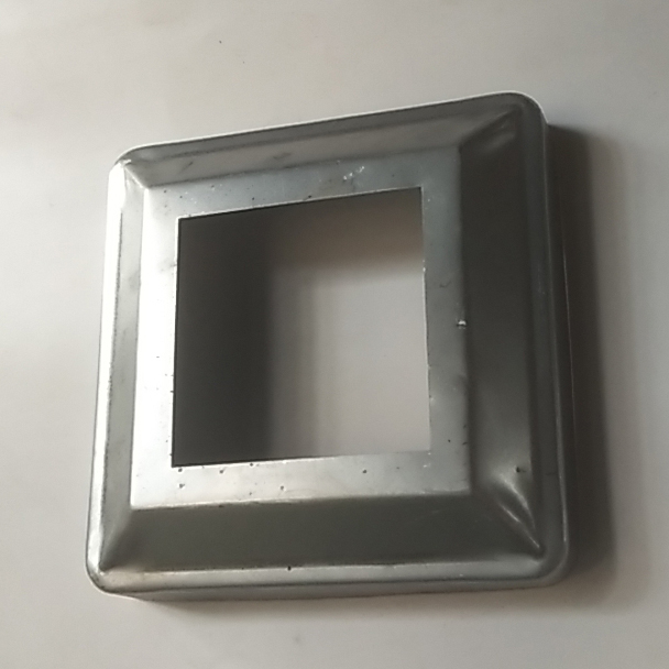 铁艺配件大全锌钢护栏装饰盖方管盖阳台楼梯扶手遮丑盖安装围栏雷动