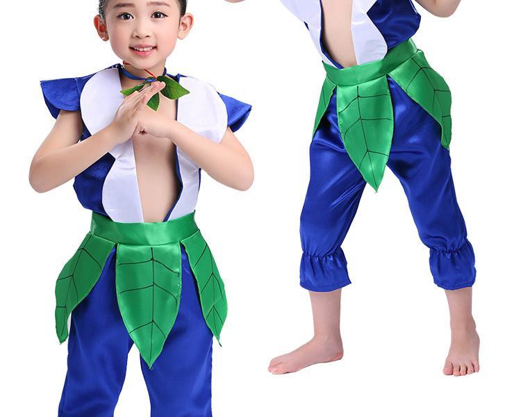 儿童葫芦娃兄弟演出服七兄弟衣服装幼儿园卡通环保表演服 黄色三娃