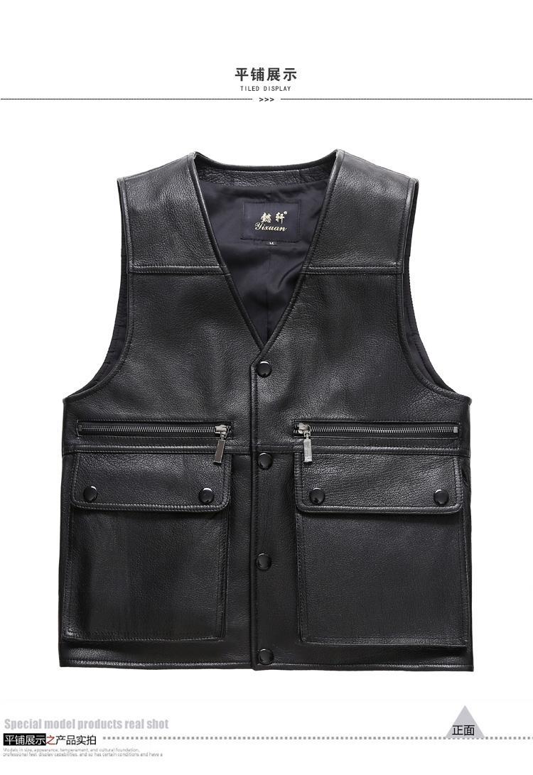 (黑色山羊皮单马甲) xl【图片 价格 品牌 报价】-京东