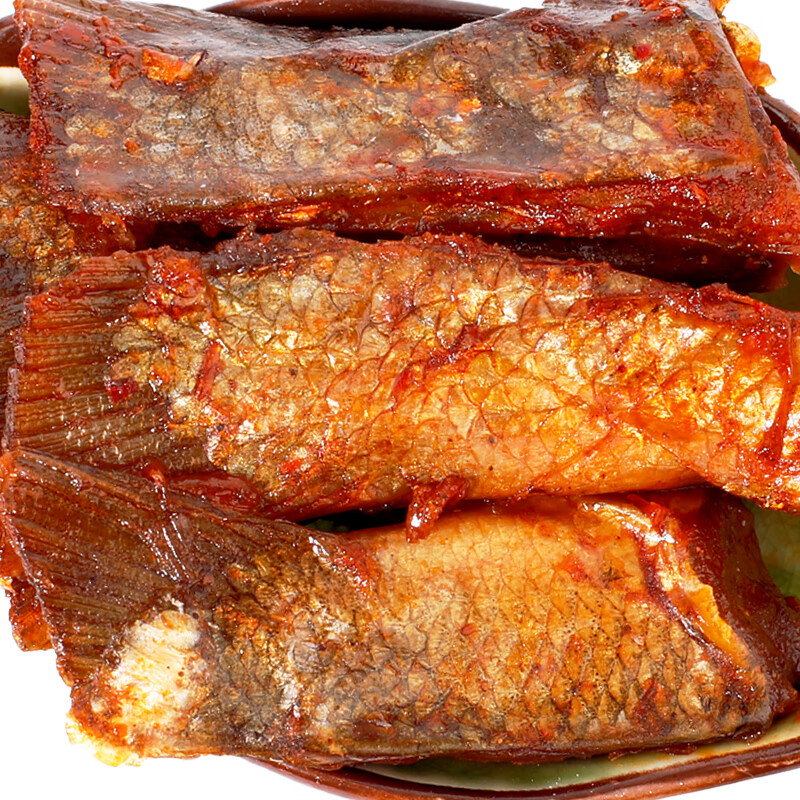 素汇鱼尾鱼排超劲辣鱼块湖南特产小吃麻辣零食即食鱼仔干洞庭湖鱼排50