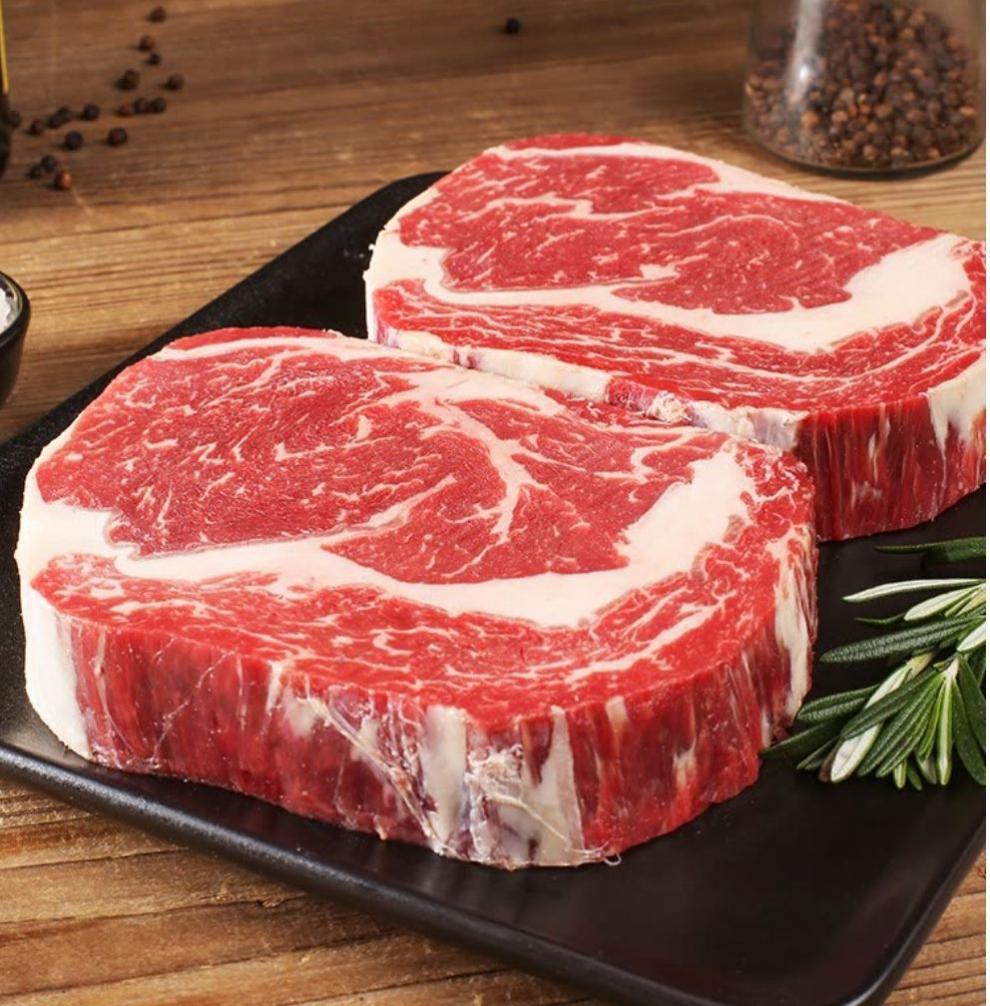 澳洲进口肉眼肉牛排原切整条新鲜雪花牛肉家庭儿童牛扒 m3肉眼牛排