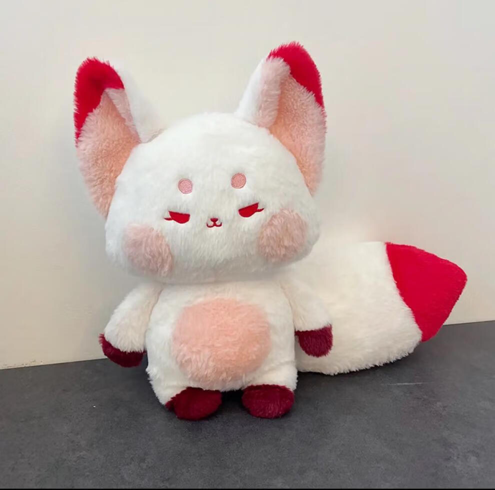 嘟嘟狐小狐狸大尾巴抱枕毛绒玩具抖音优趣优品同款狐狸公仔玩偶床上