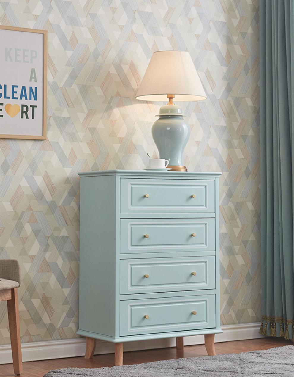 五斗橱美式五斗柜卧室小户型床头简美抽屉柜储物欧式斗柜三四北欧简美