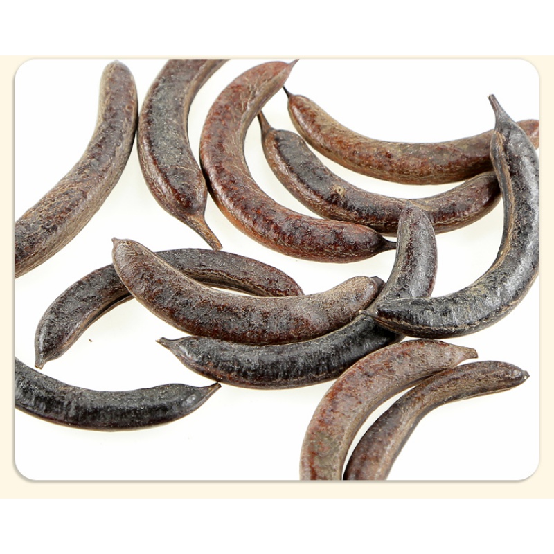 同仁堂中药材猪牙皂小皂角荚猪牙皂角非野生新鲜干货500g克