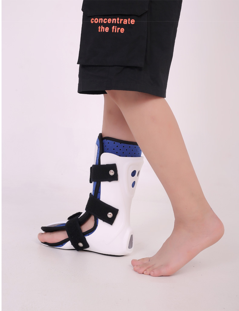 儿童踝关节固定支具小腿脚踝扭伤护具架石膏鞋足托康复器 大童升级带