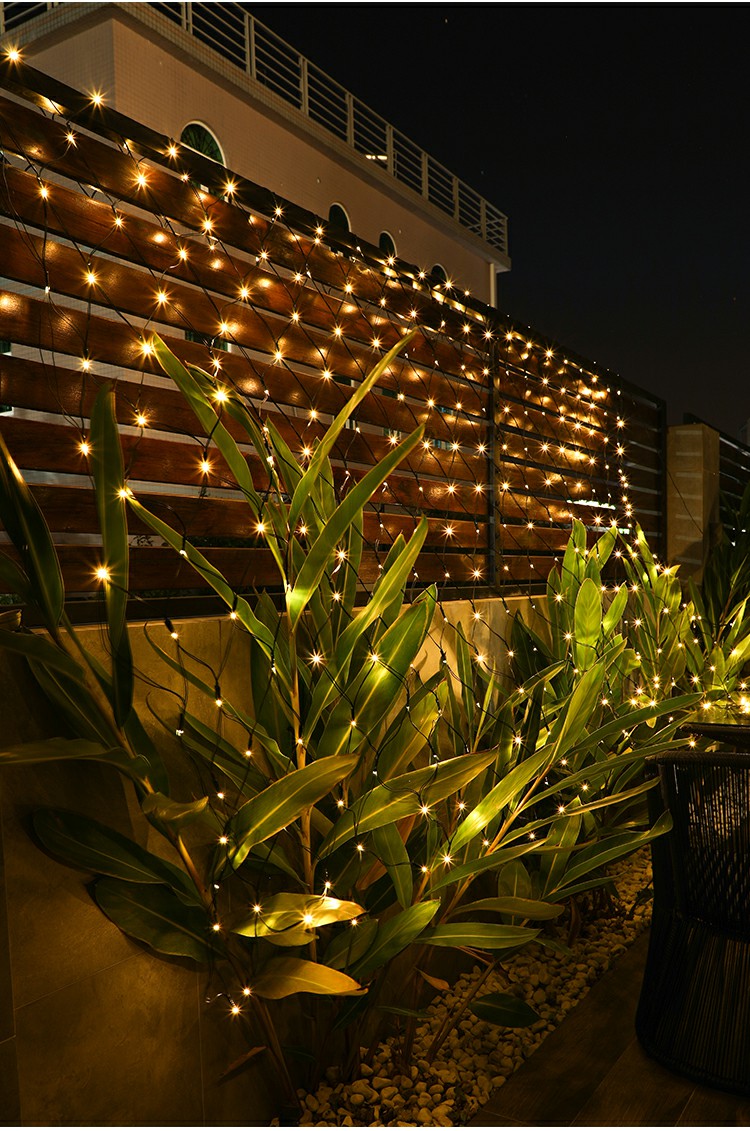 太阳能户外庭院灯防水灯串led彩灯家用室外阳台装饰花园布置灯带许愿