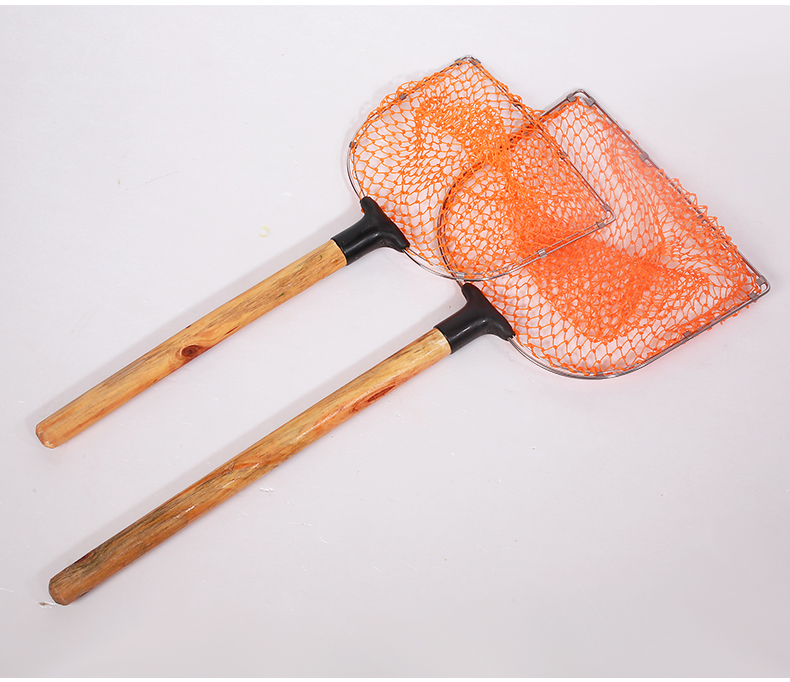 抄网头木柄抄网捞鱼网兜手捞网养殖水产鱼网捞鱼网头卖鱼渔具中号水产