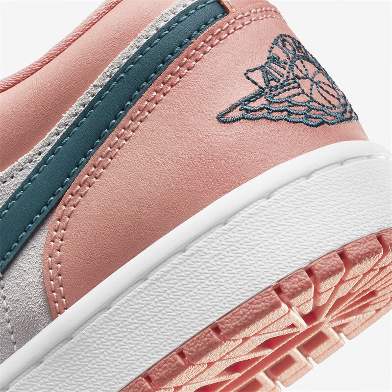 耐克nike air jordan 1 low aj1女款低帮粉色运动复古篮球鞋 dc0774