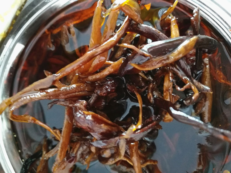 鸡枞菌油真材实料云南特产鸡枞油菌菇鸡棕油开盖即食320克油鸡枞无