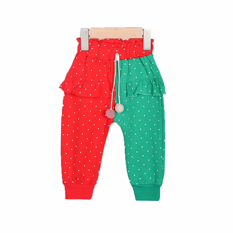 迪士尼(disney)儿童裤子婴儿纯棉鸳鸯裤宝宝春秋季长裤男女童周岁百天