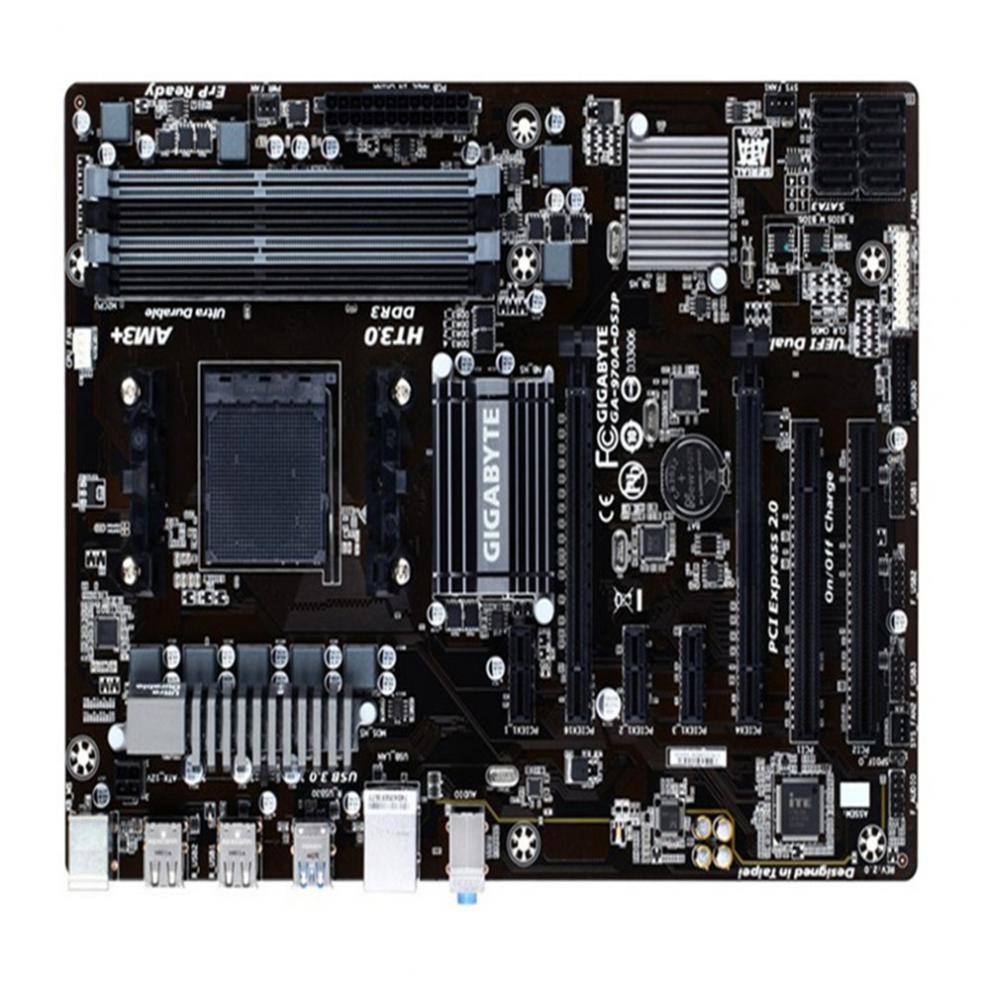 amd技嘉970a-ds3p主板 台式机独立大板ddr3支持fx8300 8320稳定 黑色