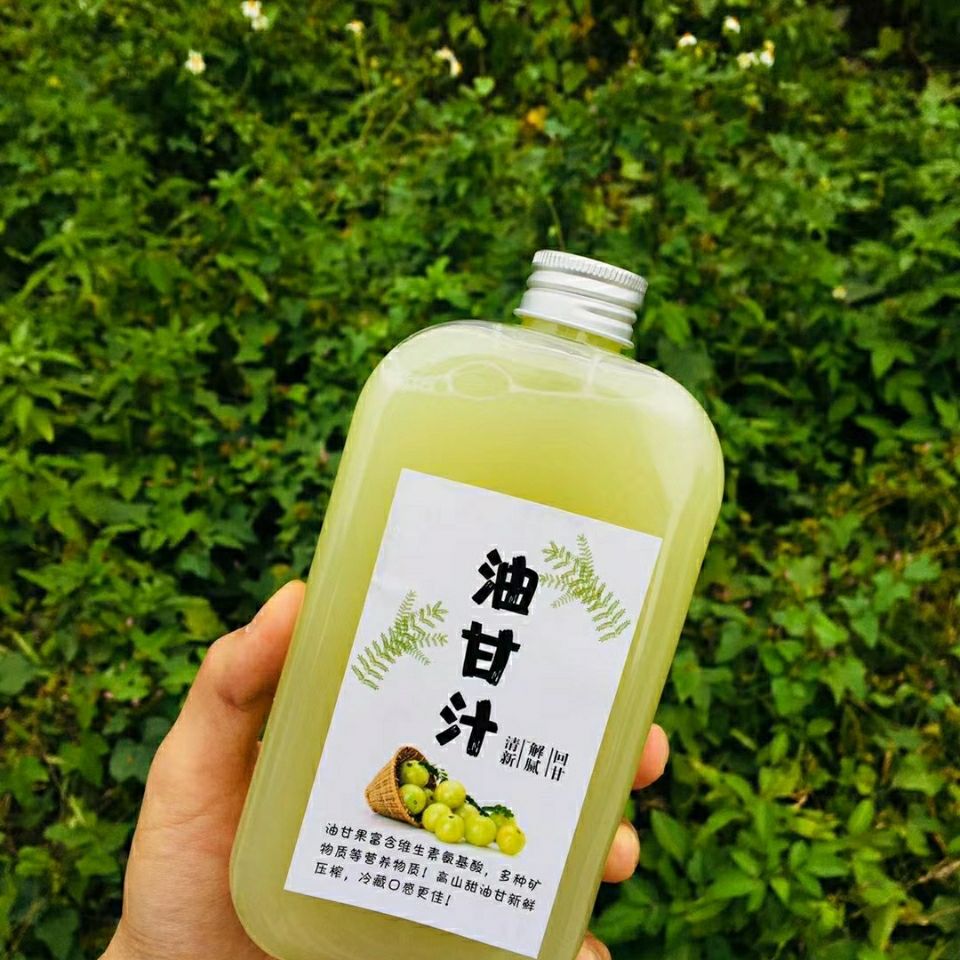 b油甘汁油柑汁玉油柑 四瓶 潮汕 新鲜现做 甘甜 油甘汁四瓶【图片 价