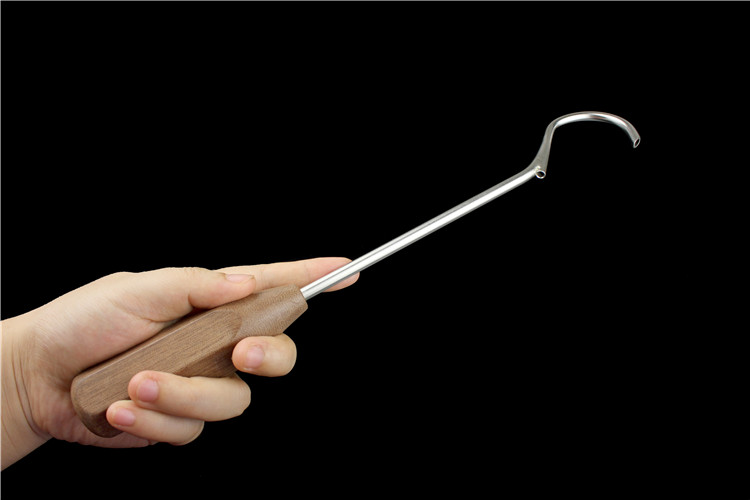 骨科手术器械医用不锈钢丝穿线器髋臼膝关节线缆钛缆空心穿引器弧形