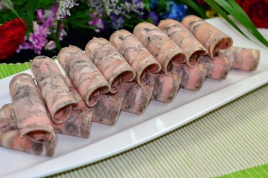 乌鸡卷 涮肉卷 经典涮肉鸡肉卷 家庭聚餐 火锅食材 四斤装美味乌鸡卷