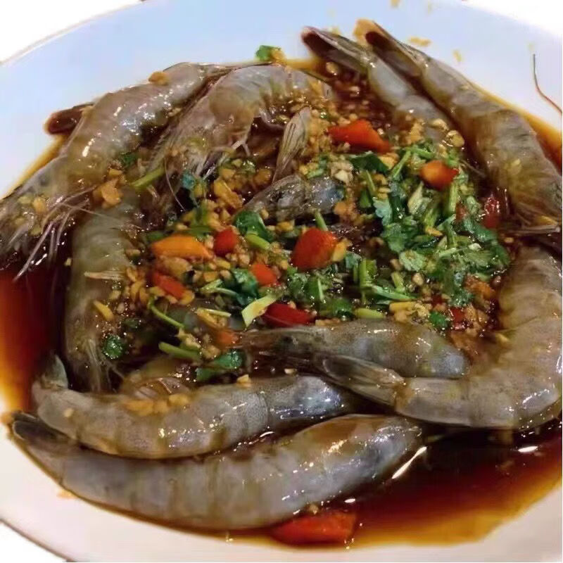 潮汕生腌海鲜500g网红腌活虾鲜卤虾姑生腌螃蟹腌生蚝即食麻辣海虾 3瓶