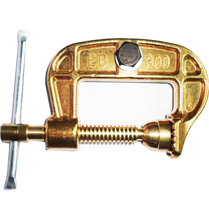 全铜500a接大功率电焊氩弧焊机旋转接地钳cg型鳄鱼黄铜地线钳500a