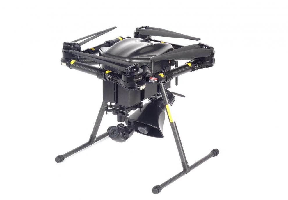 无人机喊话器空中喊话器空中扩音器大疆m600m200pro版带灯