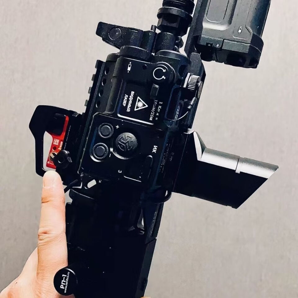 猫乐鱼垂直握把尼龙手柄pk6 适配20mm 轨道平吃鸡野战儿童玩具配件