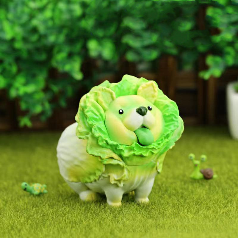 【京选品质】b站同款菜狗 菜狗b站盲盒蔬菜精灵系列小号粉色诺安同款