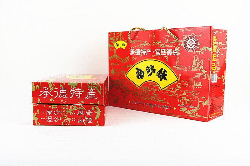 平泉八沟南沙酥承德特产宫廷小吃糖饼糖酥饼450克小盒装礼盒糕点6盒装