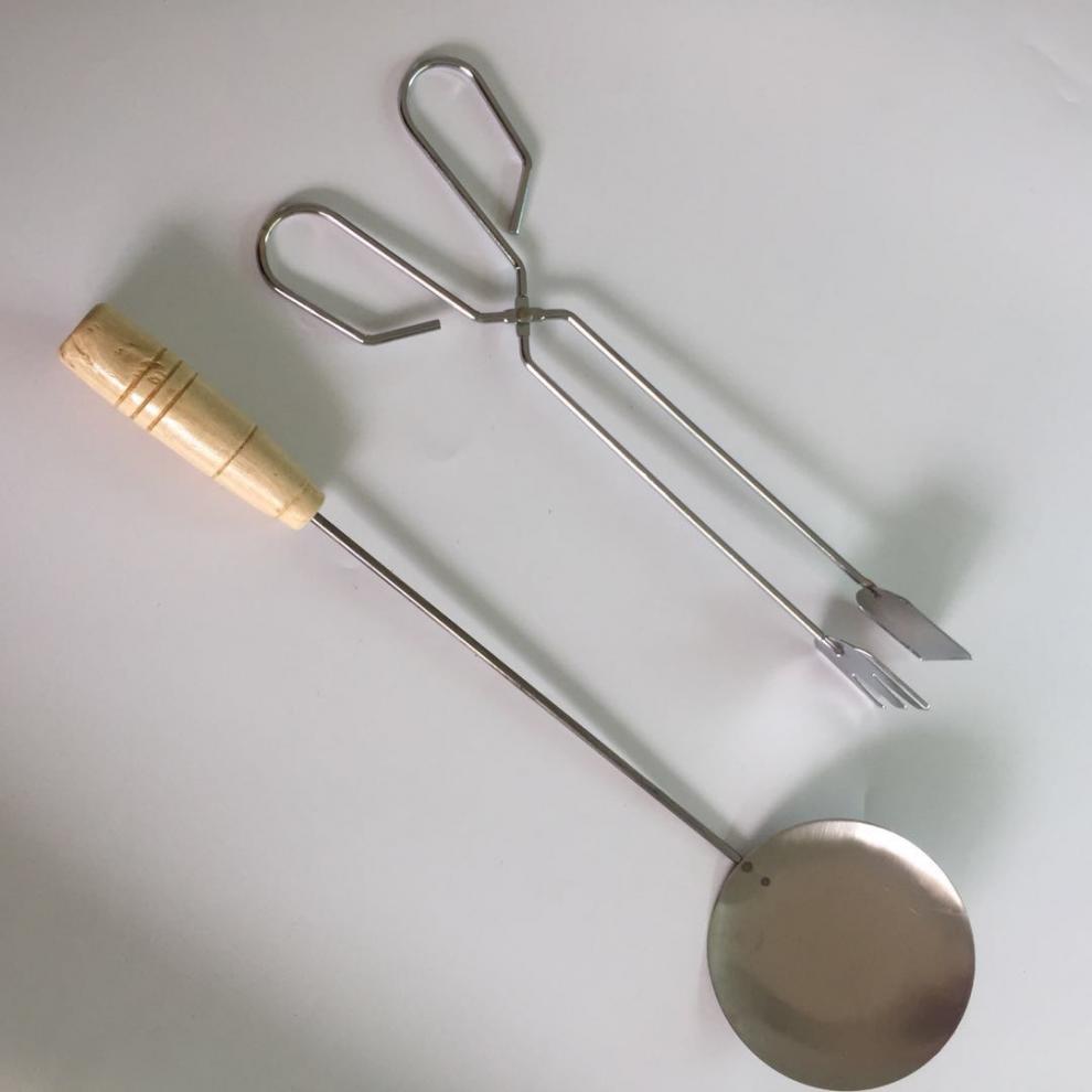 海蛎饼勺油饼工具葱油饼不粘勺虾饼模具不锈钢油炸果油炸工具不锈钢