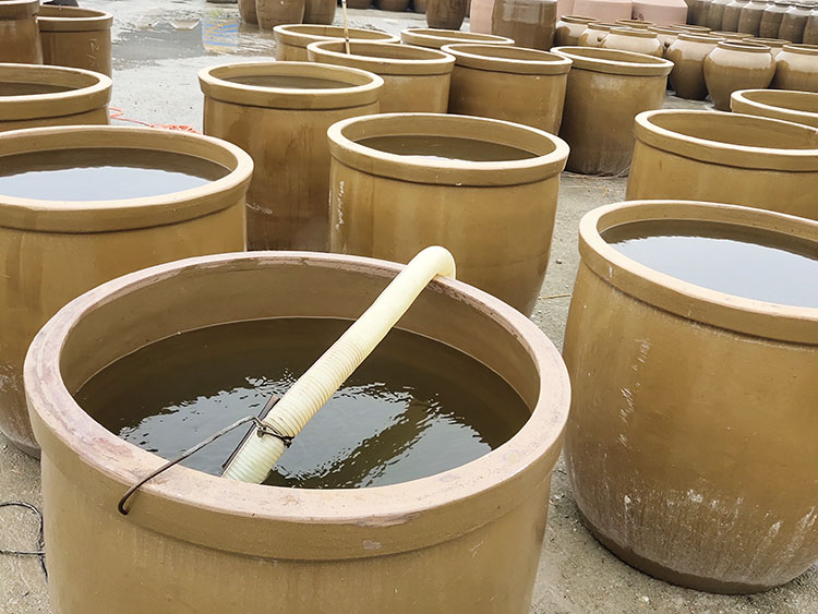 米缸老式土酿酒发酵缸水缸家用储水醋酱缸腌酸菜大缸米缸天然造景容水