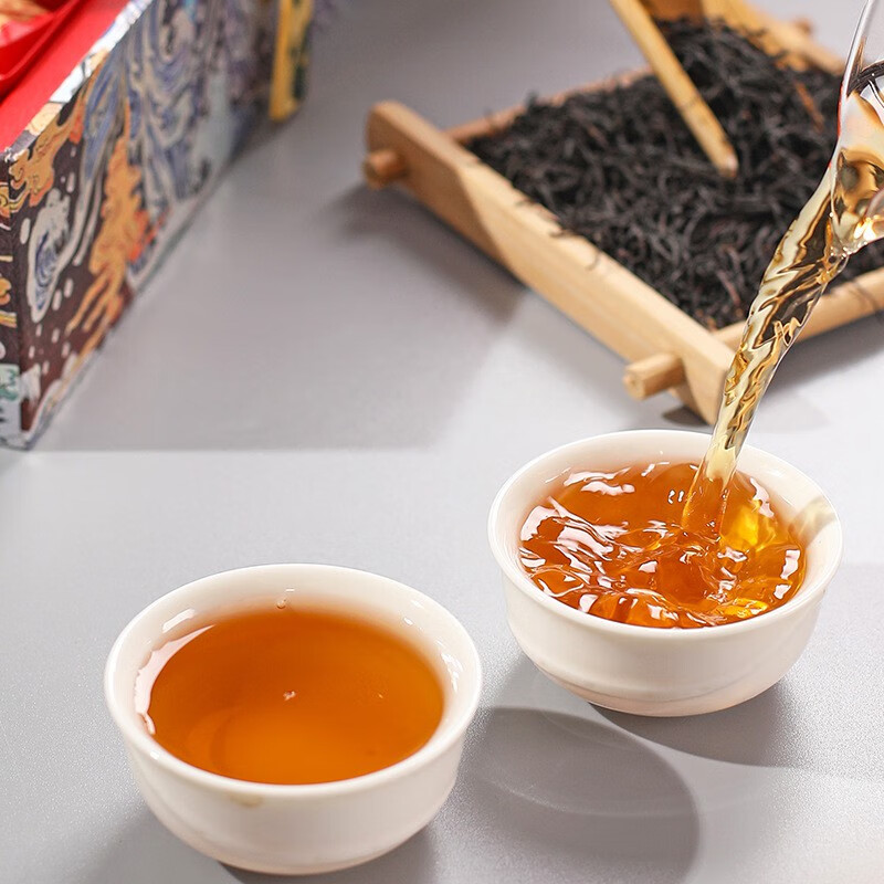 新茶武夷山正山小种红茶高山烟熏小种浓香型散装500g小泡装礼盒装