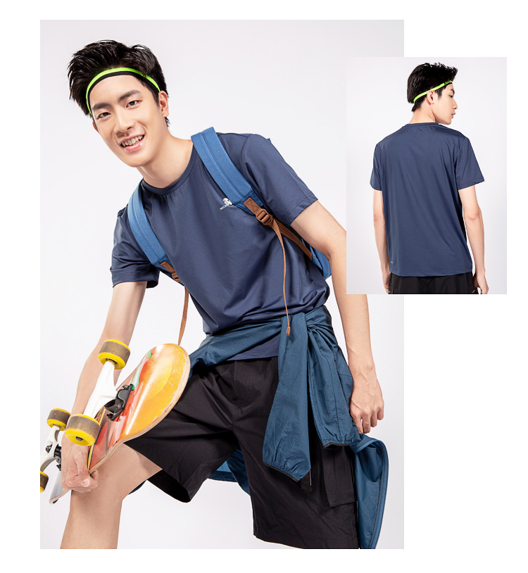 思凯乐户外运动速干t恤男士短袖登山徒步半袖透气快干跑步上衣女f