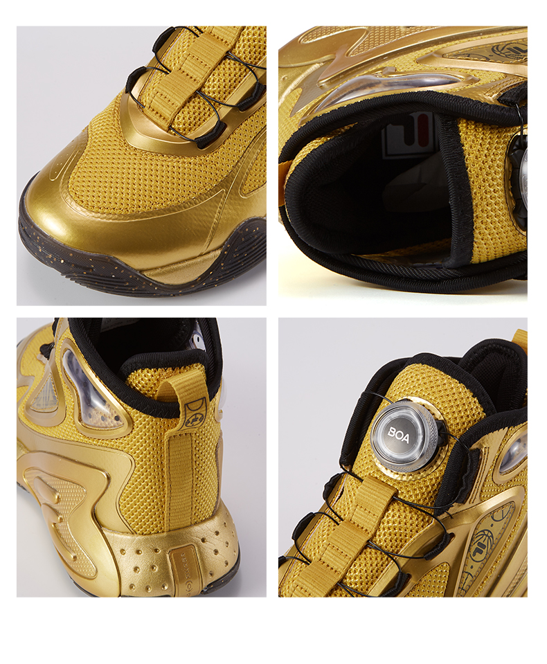 【alpha黄金战靴】fila斐乐儿童篮球鞋2022夏季新款男女boa运动鞋