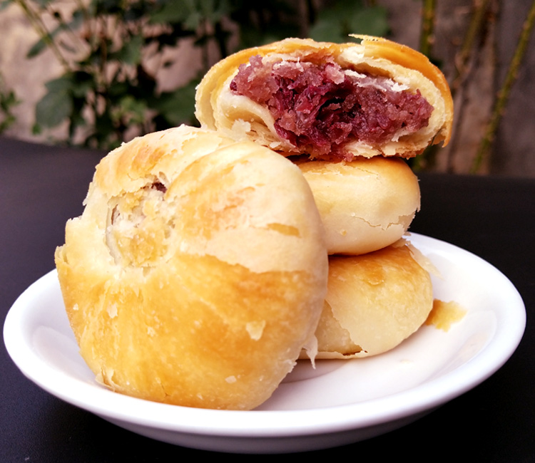 菏泽特产牡丹鲜花饼牡丹糕酥皮饼玫瑰鲜花饼传统糕点1000礼盒装 牡丹