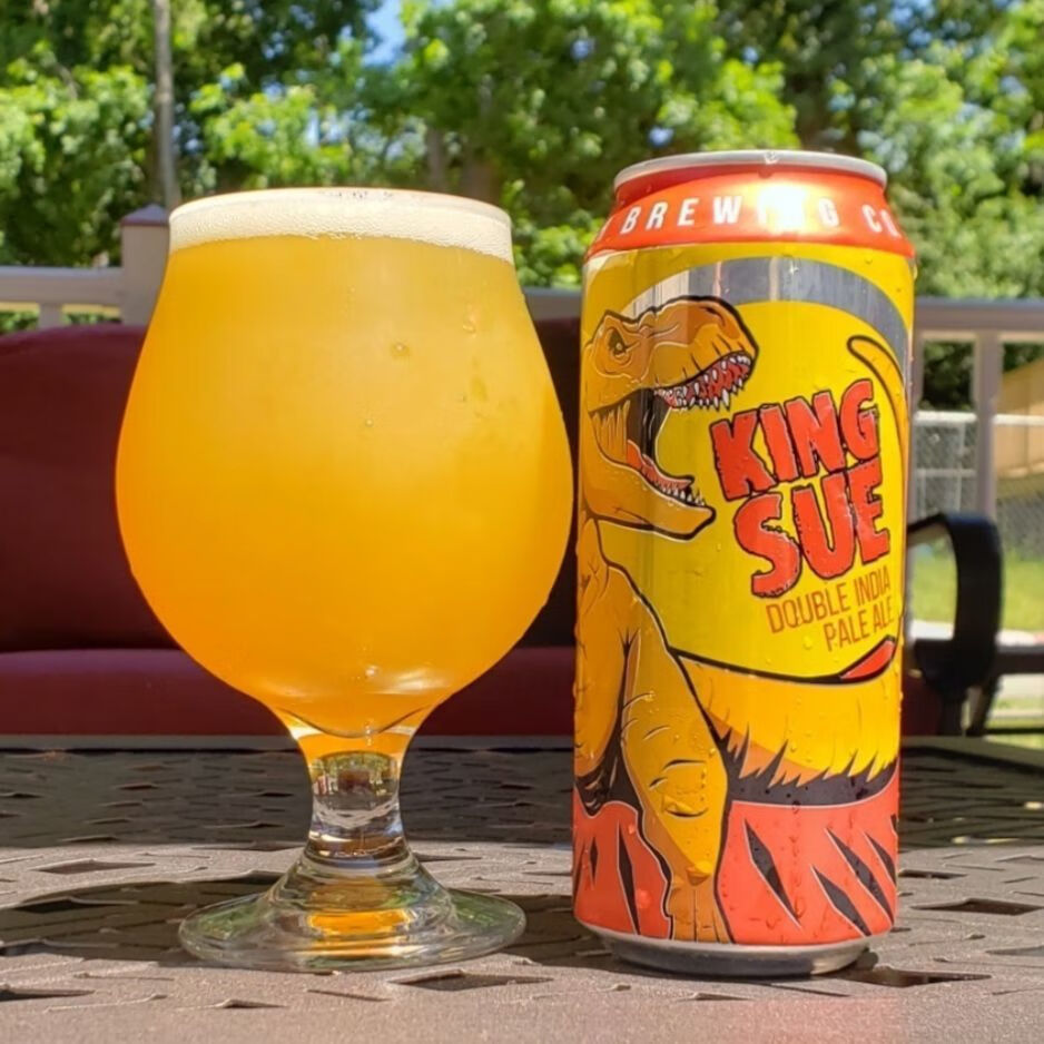 击倒巨人暴龙苏美式双倍浑浊ipa精酿啤酒美国473ml6听暴龙苏