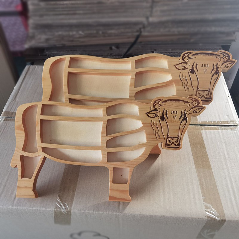 牛羊造型盘子潮汕牛肉全牛宴拼盘时尚火锅店肥牛餐具牛头盘大号