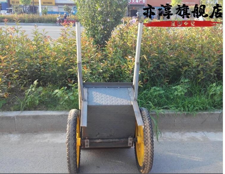加厚劳动车手推车灰斗车工地人力建筑斗车家用垃圾车小号20厚斗大型